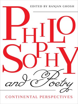 cover image of Philosophy and Poetry